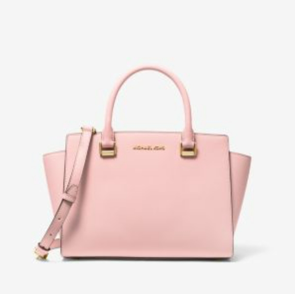Michael Kors Handbags - Michael Kors Women Selma Leather Medium Satchel